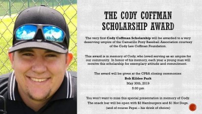 1st Annual Cody Coffman Scholarship