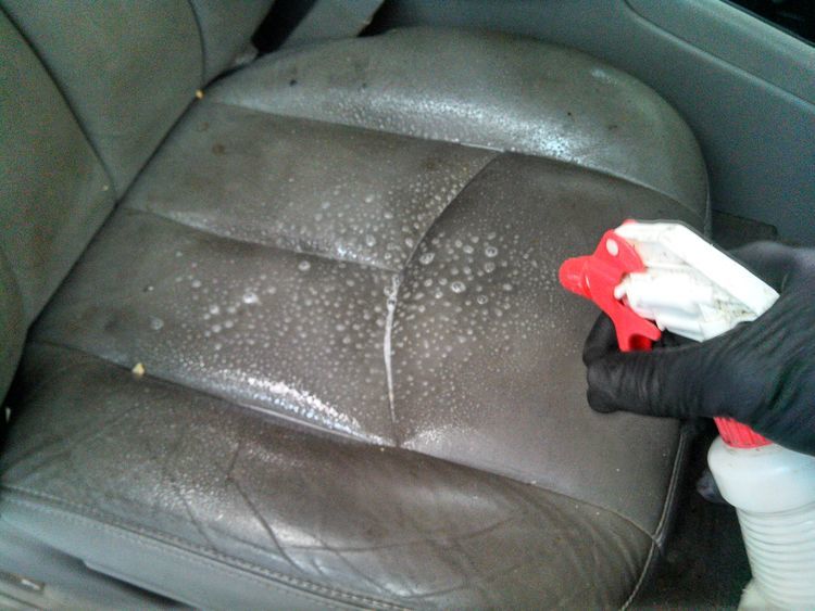 Leather & Vinyl Seat Cleaning