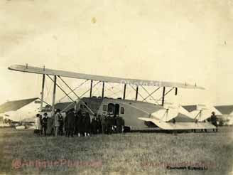 Passenger plane loading passengers