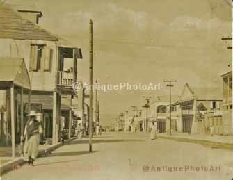 C street in Haiti 1924