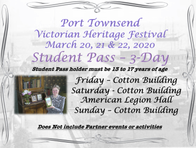      Student 3-Day Pass - $20.00