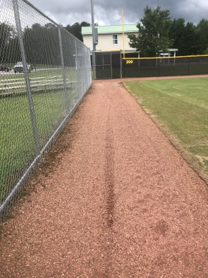 Warning Track Laser Grading