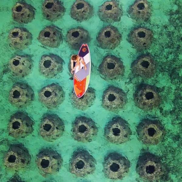 Recreational Use of Submerged Breakwater in Turks & Caicos