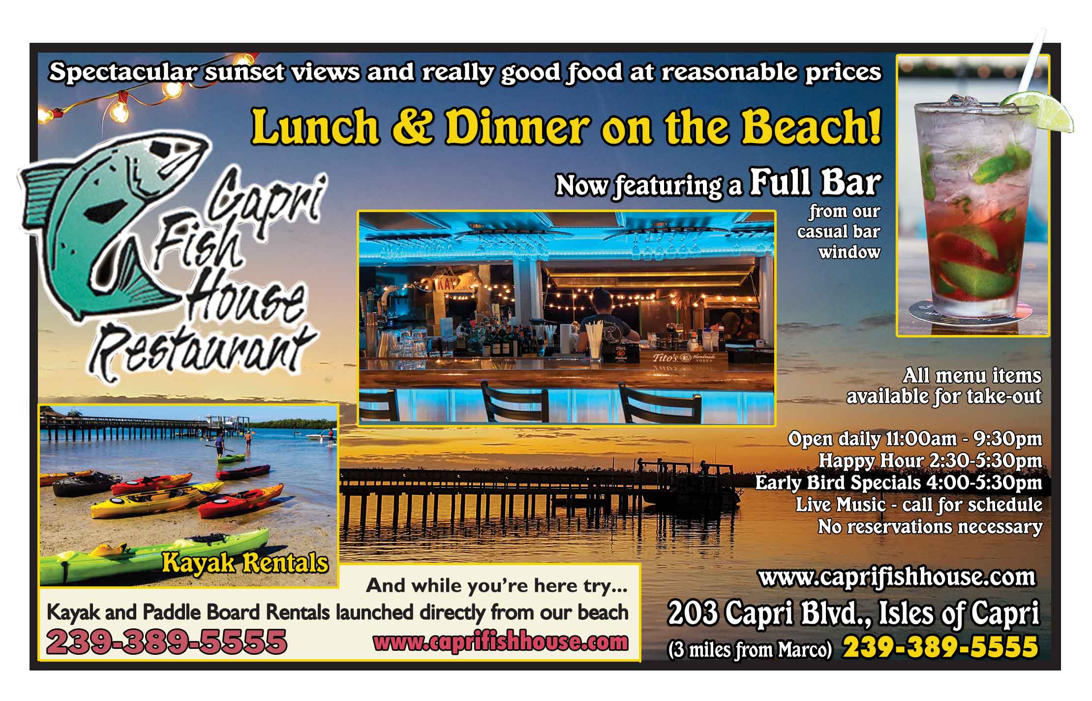 Best Restaurants in Marco Island - Capri Fish House 