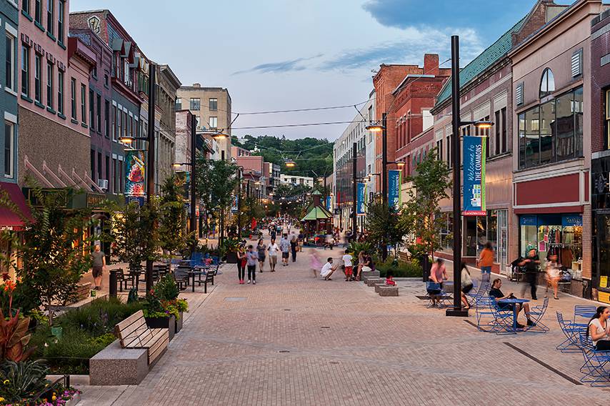 Downtown Ithaca Commons