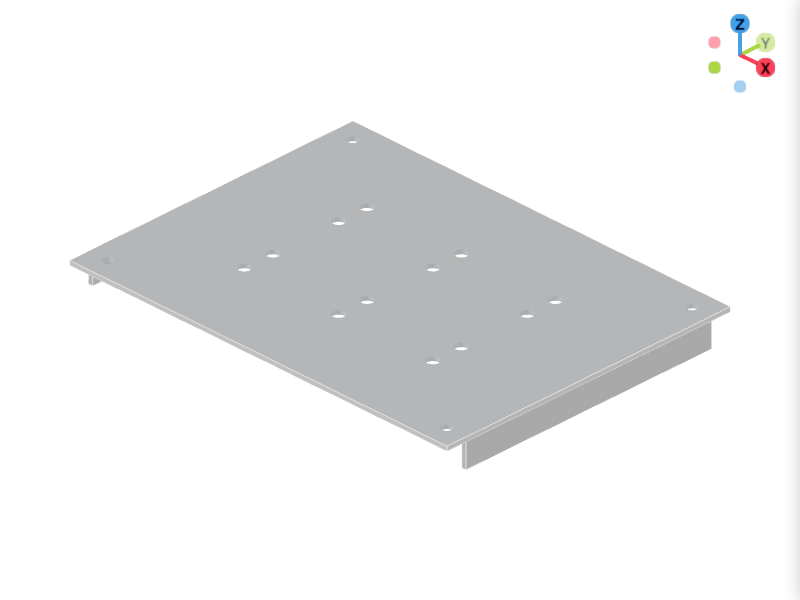 Mounting Plate DIN Rail 3D Configurator