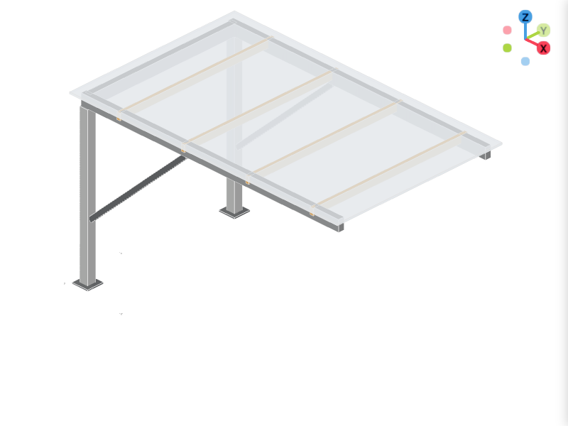 Cantilever Carport 3D Configurator