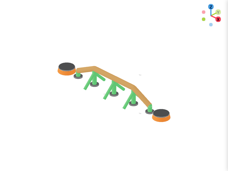 Balance Beam Obstacle Unit 3D Configurator