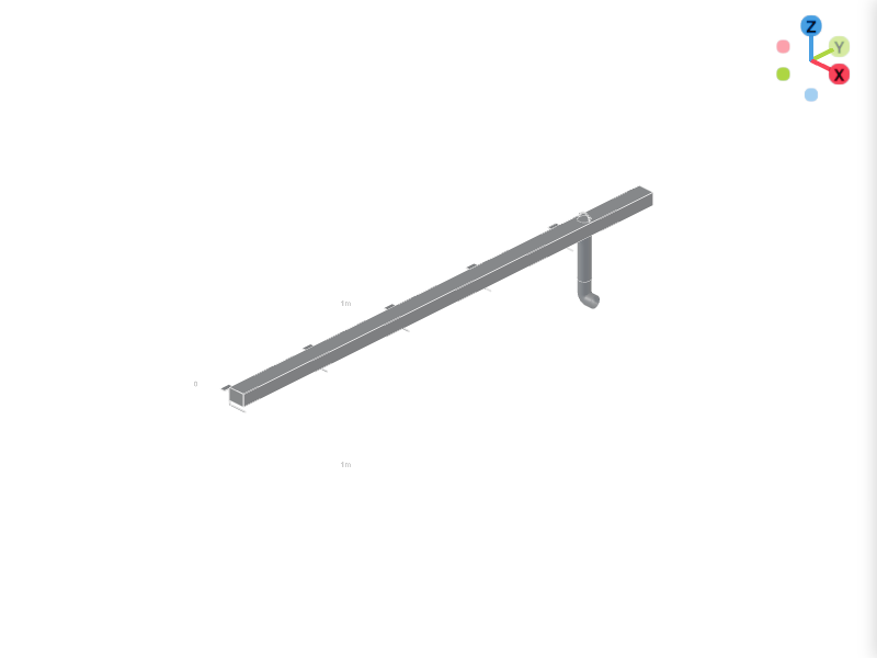 Carport Gutter System 3D Configurator