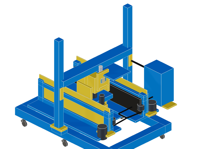 Automatic Case Sealer Machine 3D Configurator