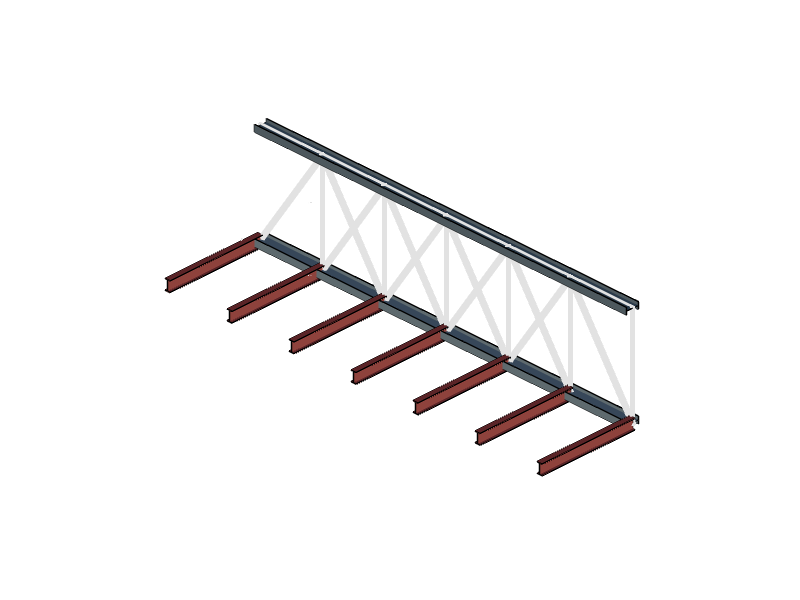 Howe Truss - Parametric Steel 3D Configurator