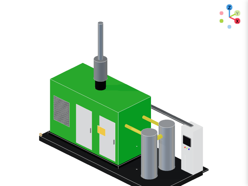 Biogas Generator Module 3D Configurator