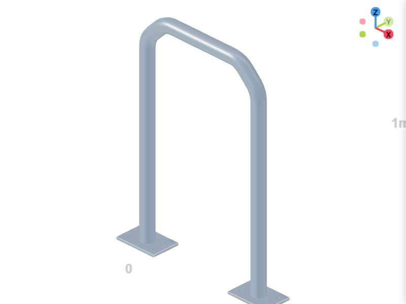 Aufschraubbare Fahrradträger-Halterung 3D-Konfigurator