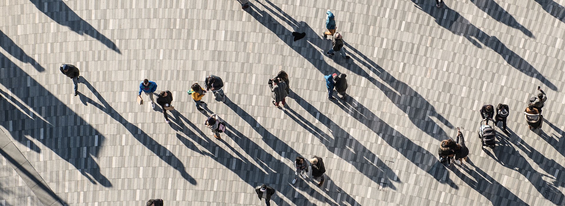 Photo - People in City (Overhead)