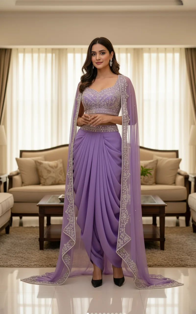 person wearing this in home Do not change any pattern and design of clothes provided.
