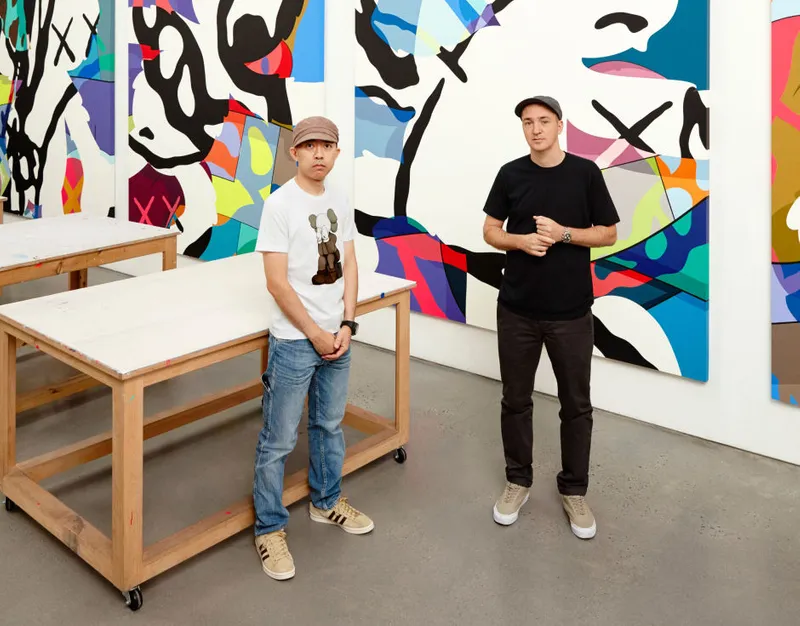 ▲圖左為 Nigo、右為 Kaws（圖／取自JUKSY）