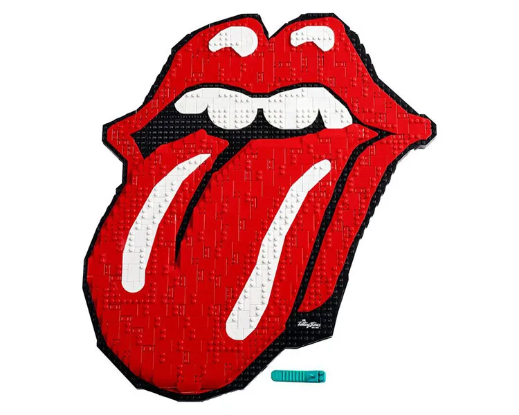 ▲LEGO® Art 盒組LEGO 31206【滾石樂團】The Rolling Stones（圖／樂高官網）