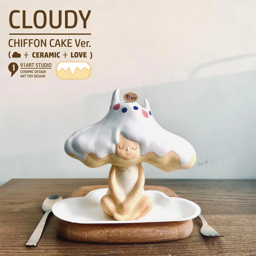 ▲Cloudy 系列 – Cloudy chiffon cake Ver.（圖／91art.studio FB）