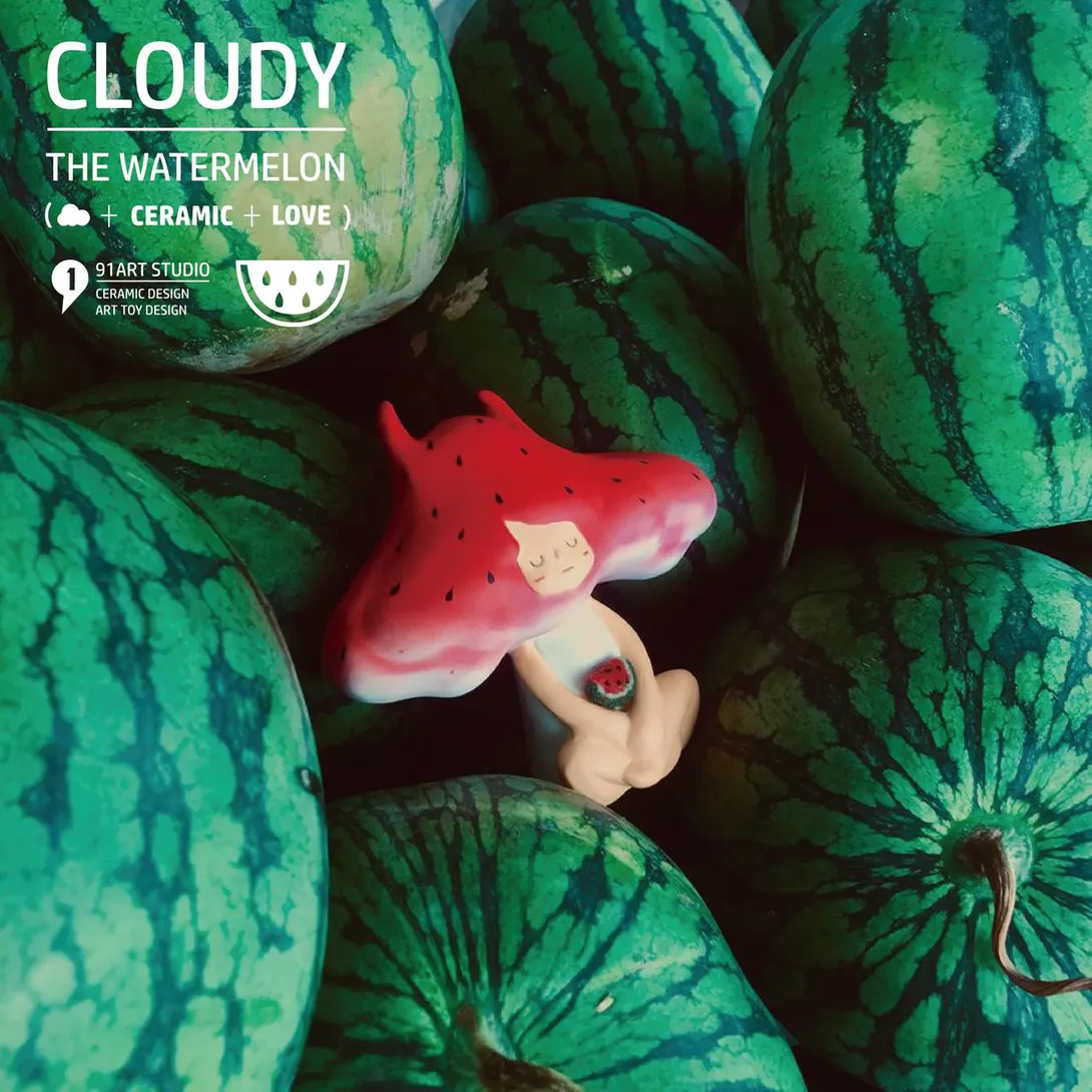 ▲Cloudy 系列 –Cloudy-the watermelon（圖／91art.studio FB）