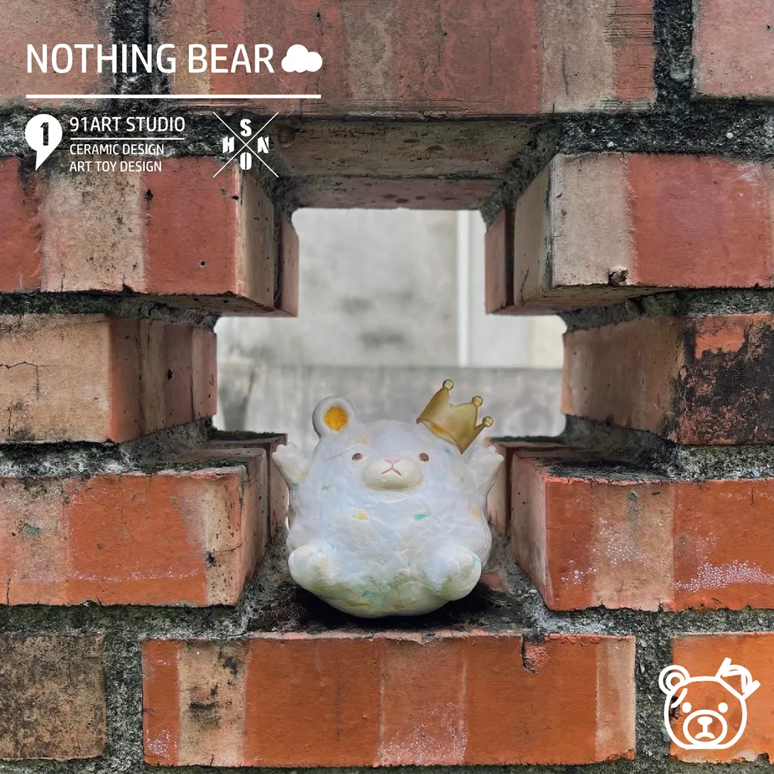 ▲NOTHING BEAR Cloudy Ver.（圖／91art.studio FB）