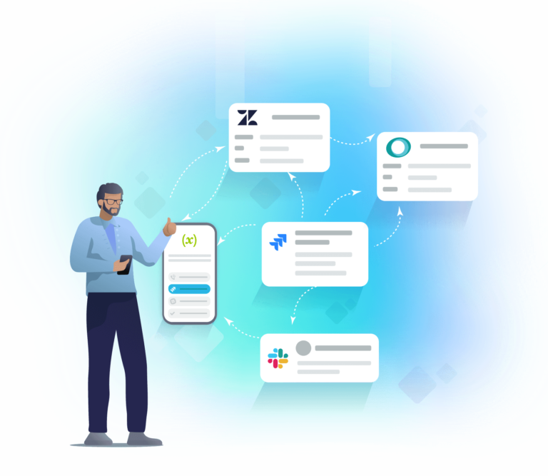 A man approves of the workflows that he set up