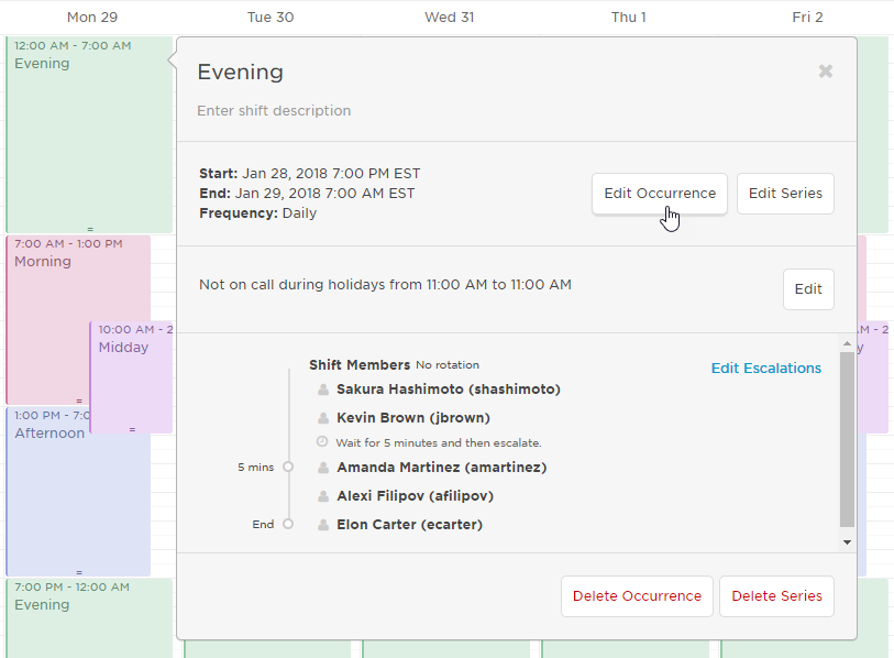 xMatters on-call scheduling