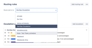 Routing Rules in Opsgenie