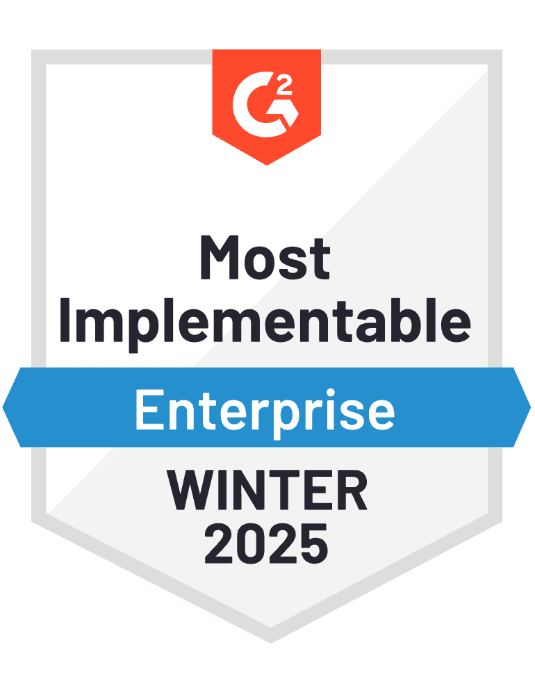 most implementable winter 2024 G2 award