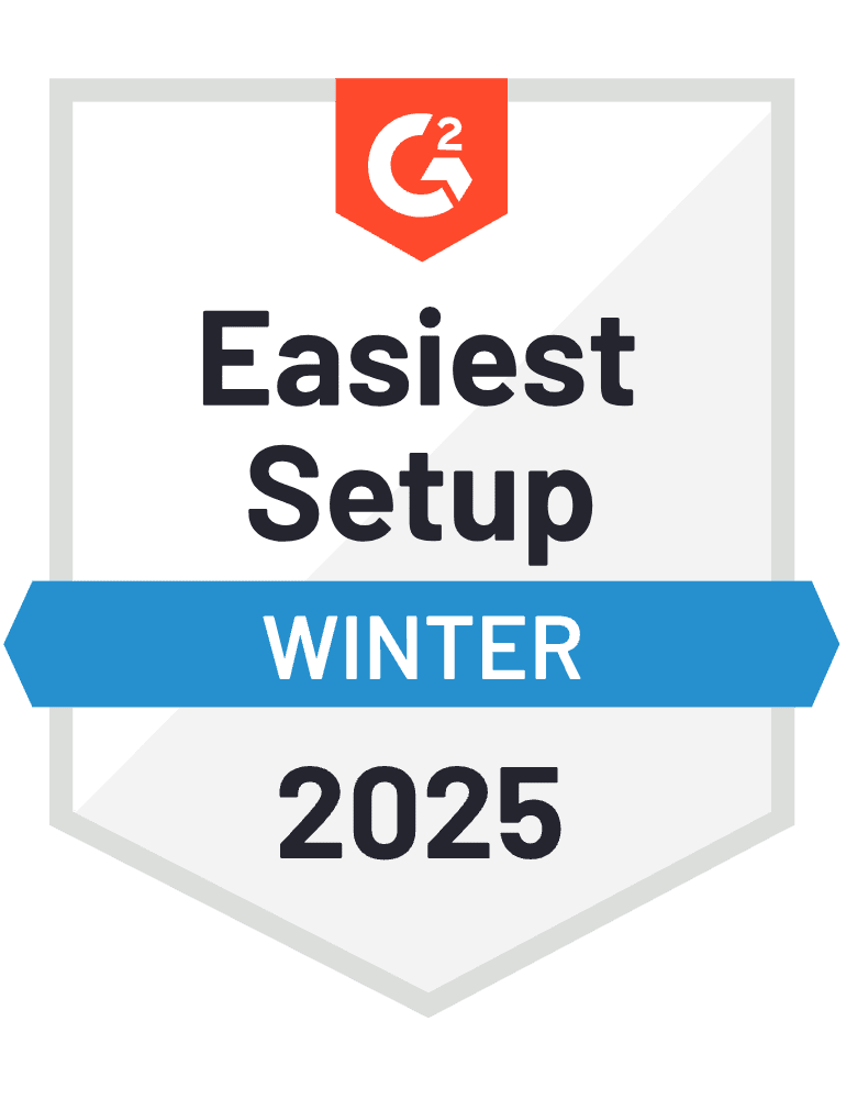easiest setup winter 2024 G2 award