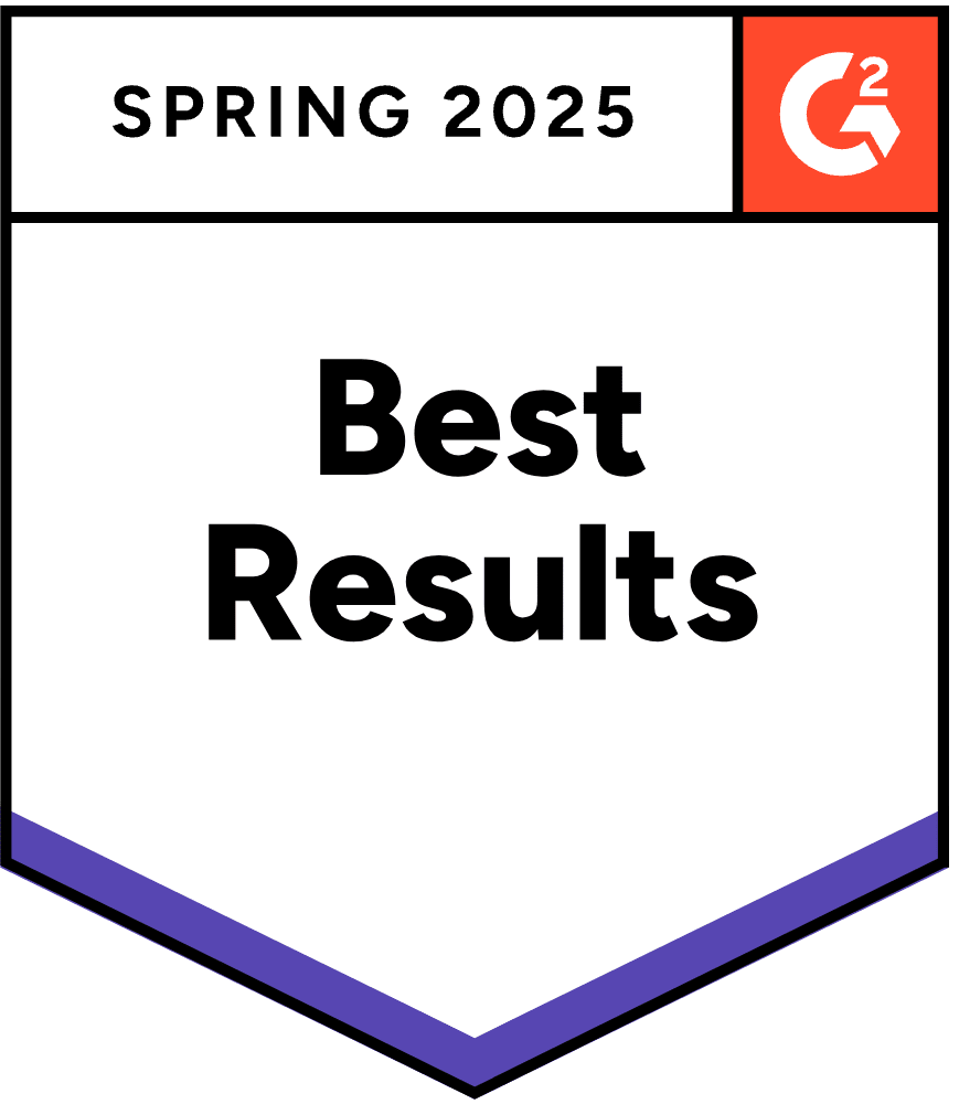 best results 2025 Spring G2 award