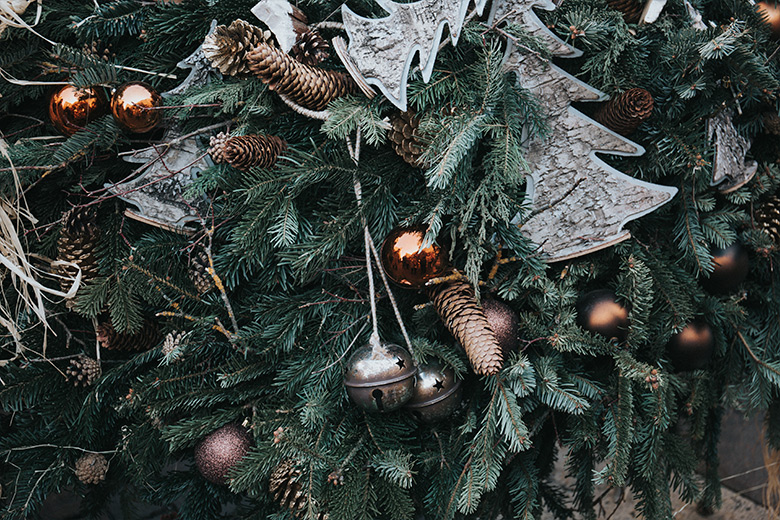 decorar las ventanas en Navidad 