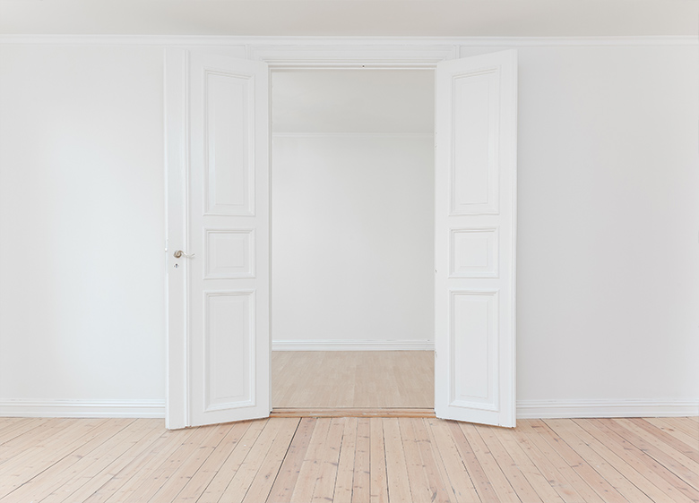 puertas de una casa nueva