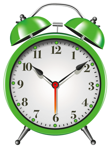 Green_Alarm_Clock_PNG_Clip_Art-1124