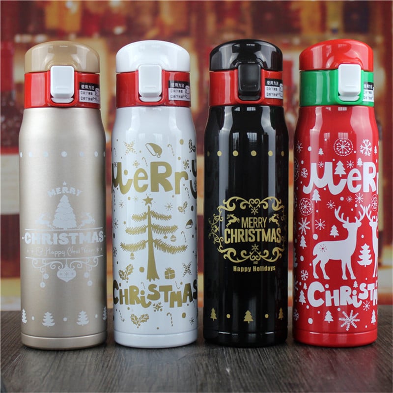 New-Christmas-style-500ml-Double-Stainless-Steel-Thermos-Tea-Coffee-Mug-vacuum-flasks-garrafa-termica-Tumbler