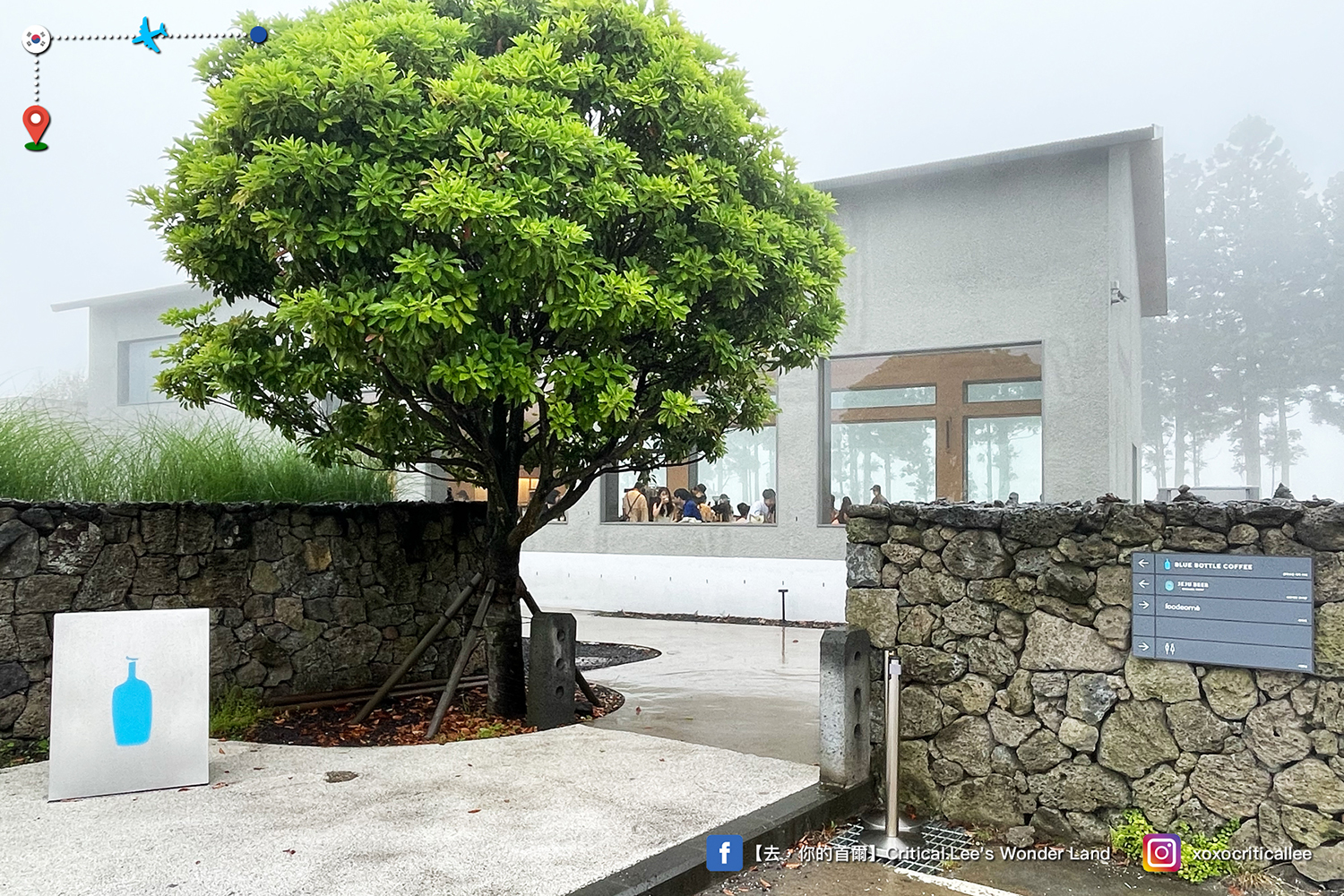 BLUE BOTTLE ♥ 濟州市 97號公路篇～開在森林裡面的韓國唯一離島分店！