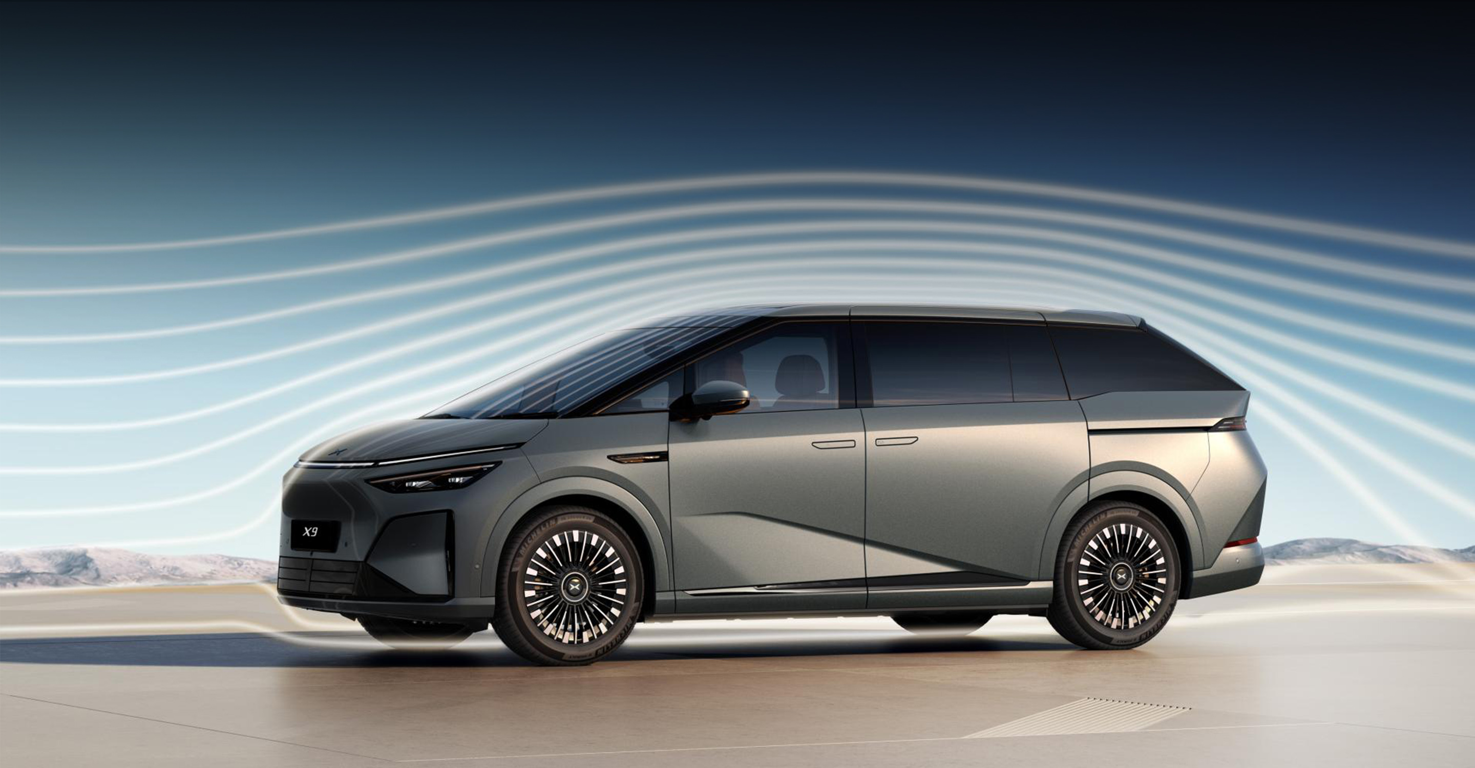 Eksterior XPENG X9 - Starship Design