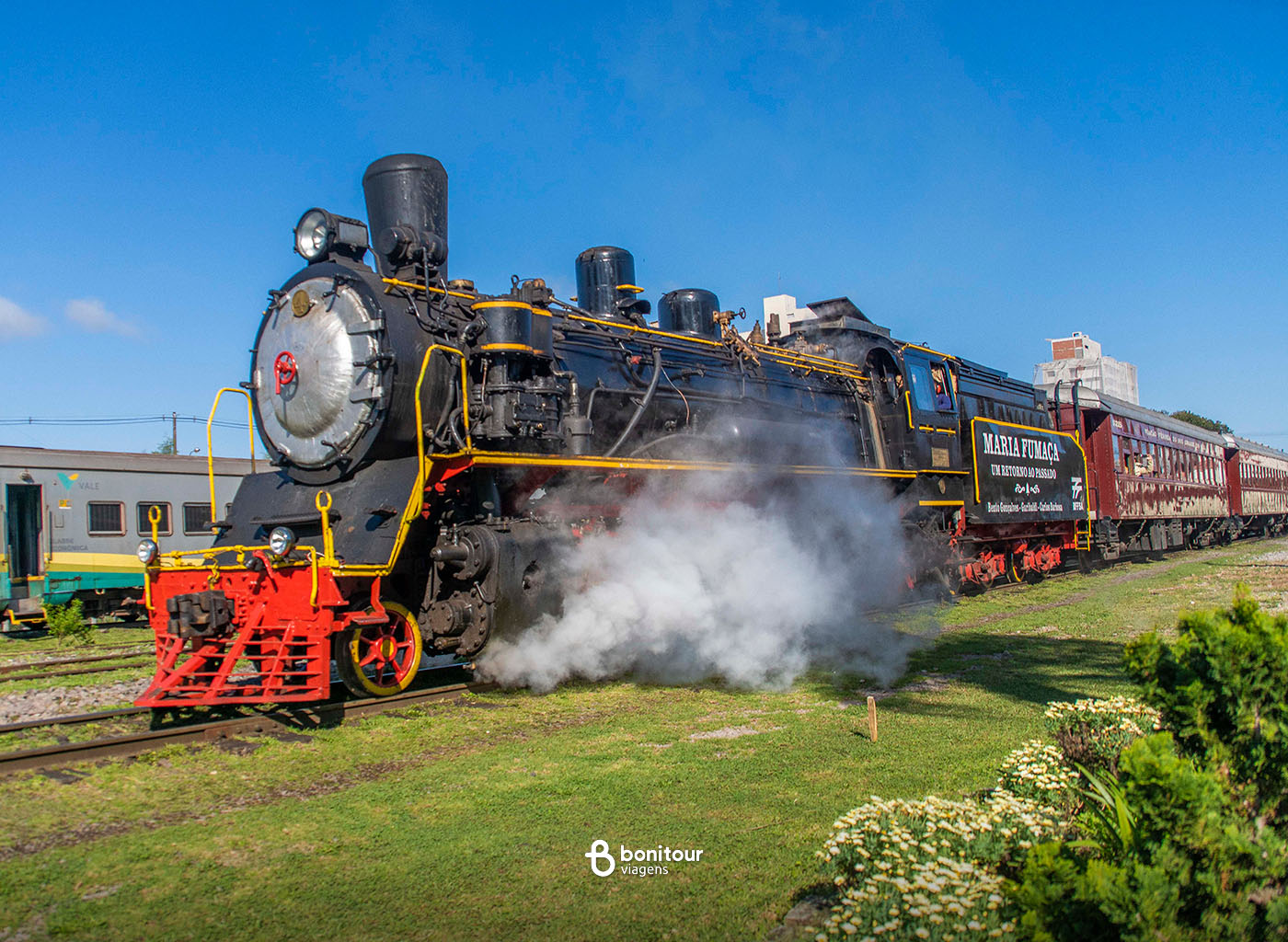 Trem à vapor Maria Fumaça