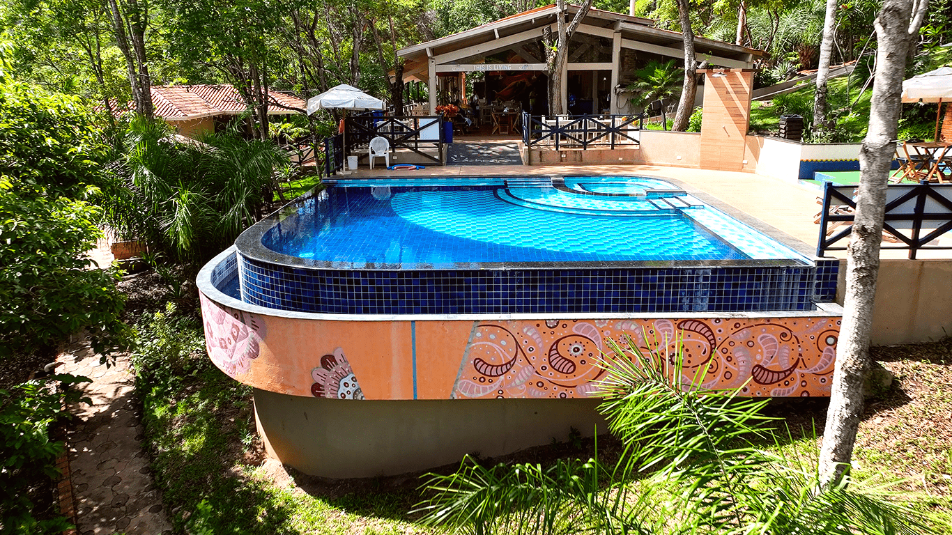 Receptivo do passeio e Piscina