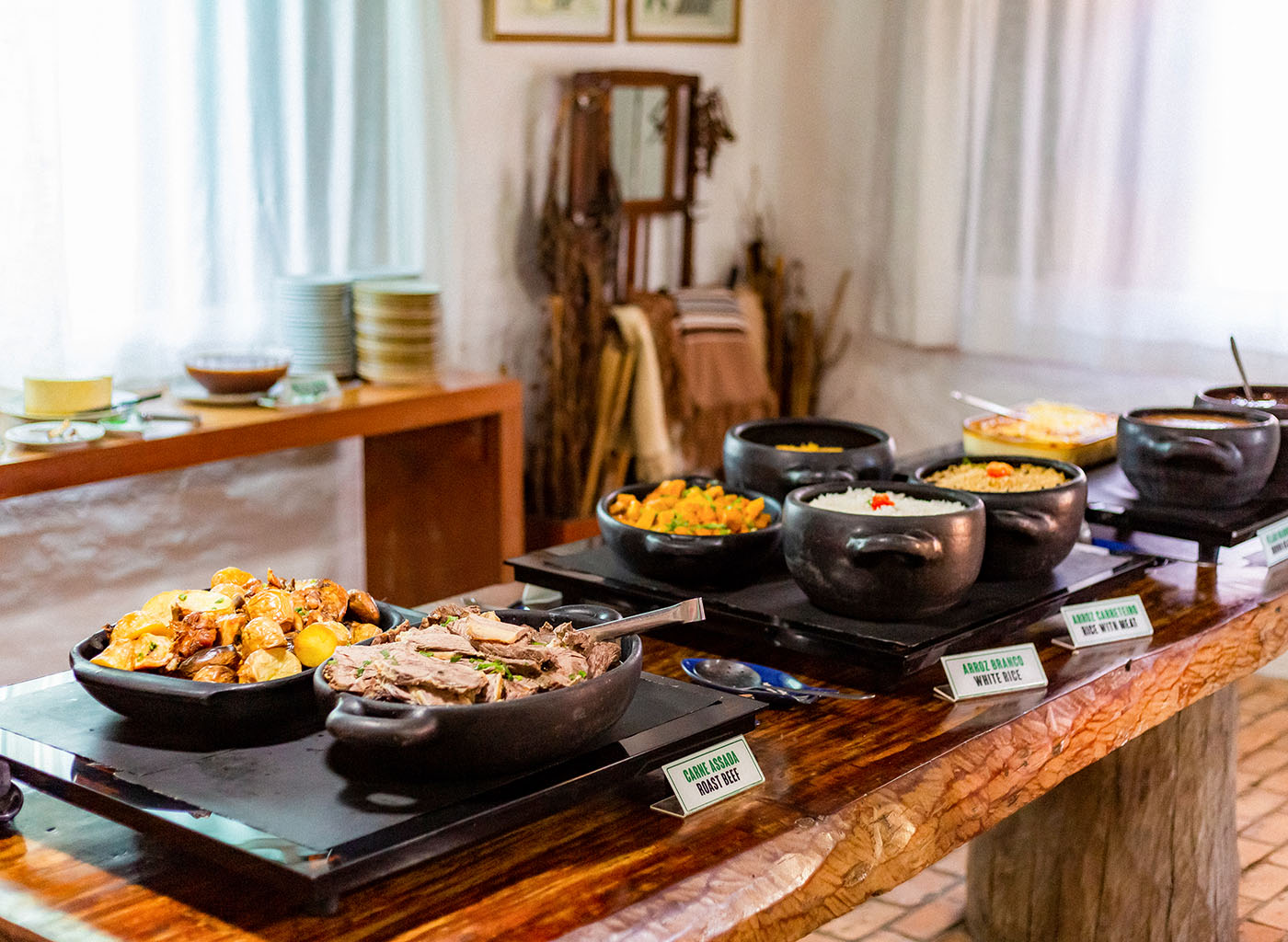 Almoço completo na Fazenda Ceita Corê