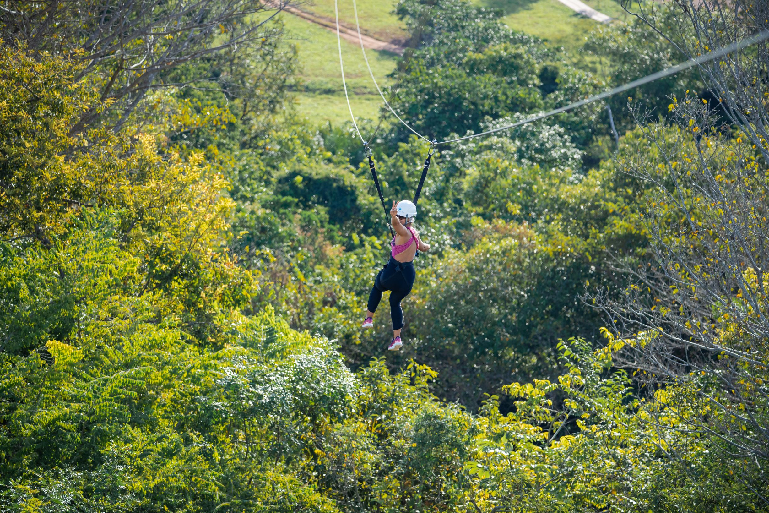 Tirolesa Nascente Azul
