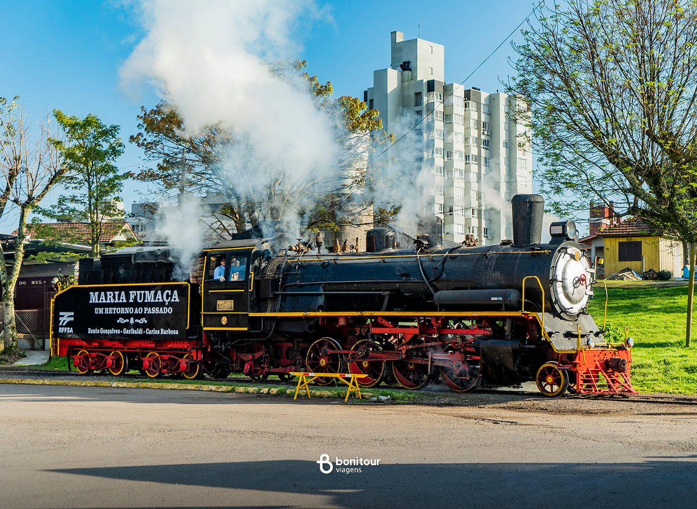 Trem à vapor Maria Fumaça
