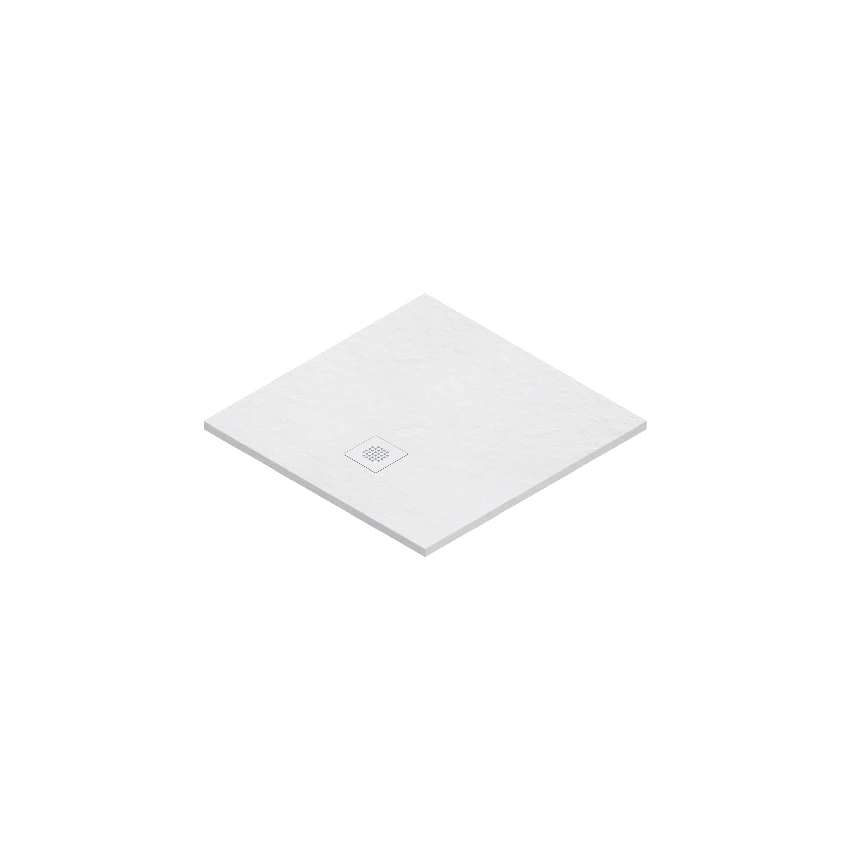 Catalano H3 Solid douchevloer 90x90cm Solidtech antislip - mat wit