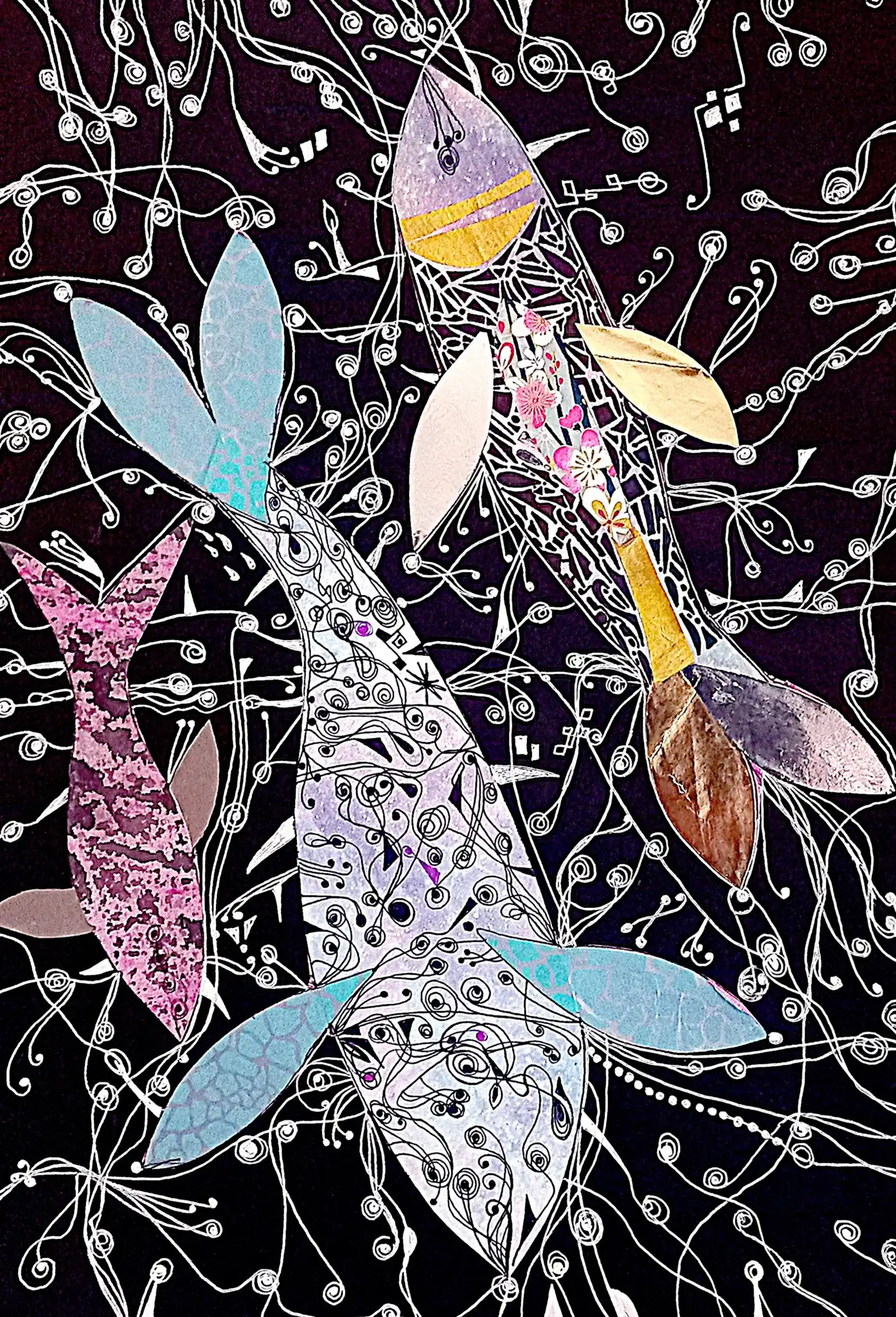 Astrée MELHIBEL, Poissons de nuit, Work On Paper