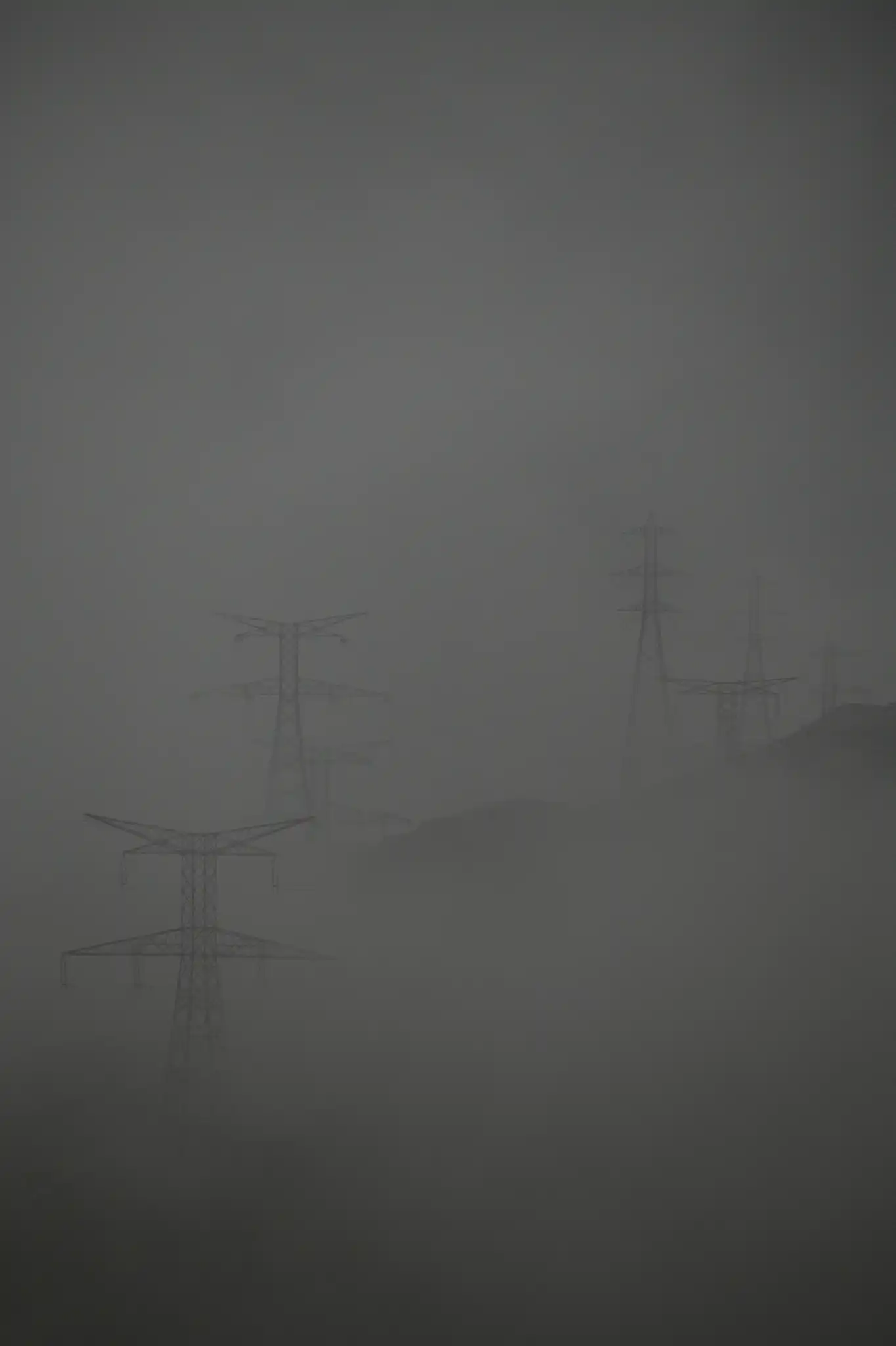 Thierry FORLI, Les pylones du col du Petit Saint-Bernard, Photography