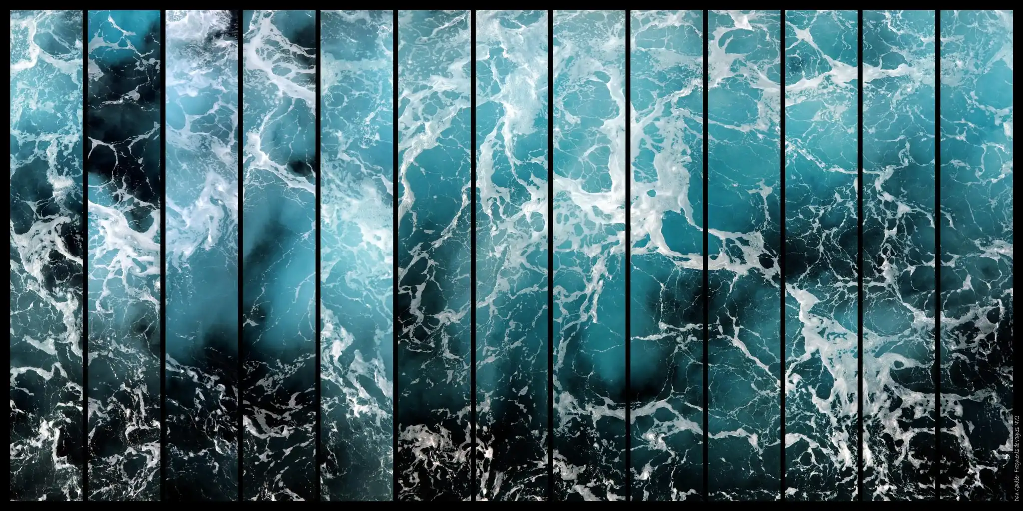 Daniel GAUTIER, Fragments de vagues 50x100 NV2 Dibond 5 exemplaires. , Photography