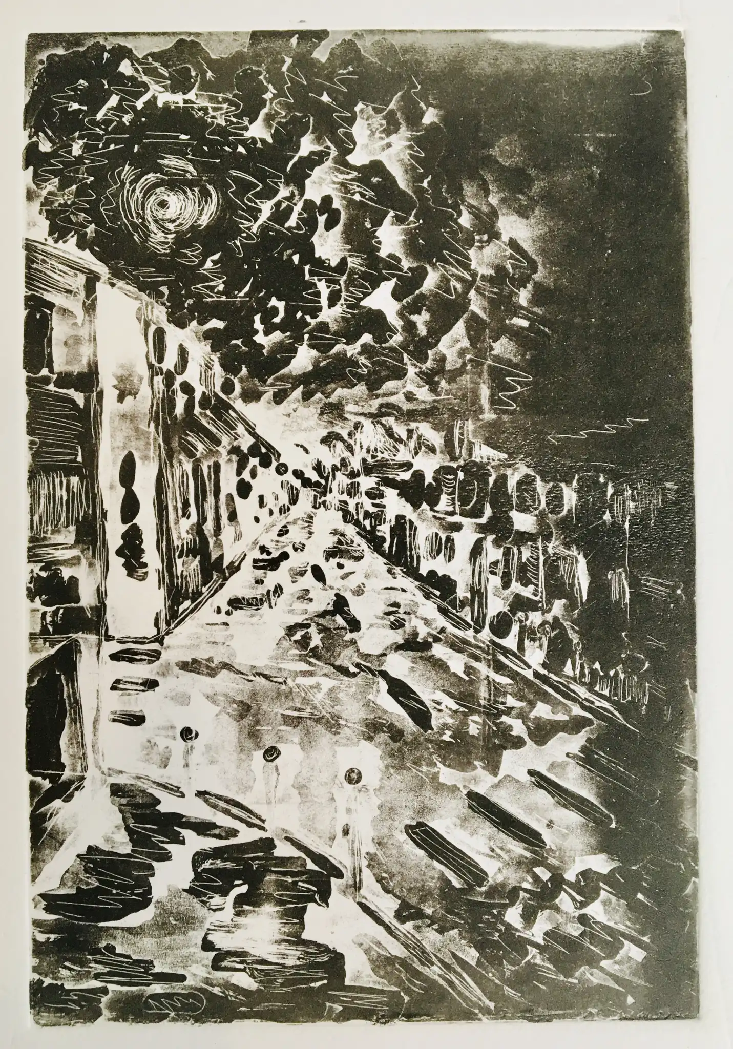 Luis MEYER, Rue de Lannoy, Lille, Work On Paper