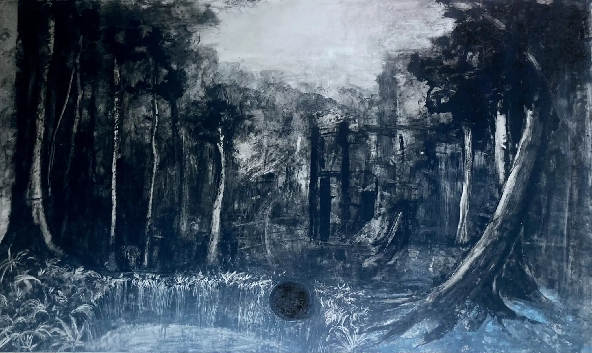 Aurélie GALOIS, La Forêt, Painting