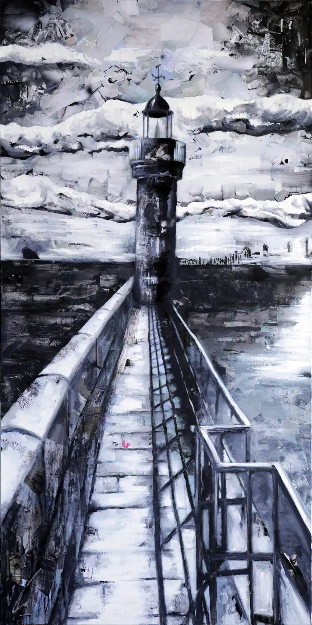 Nathalie LEMAITRE, Le phare, Painting