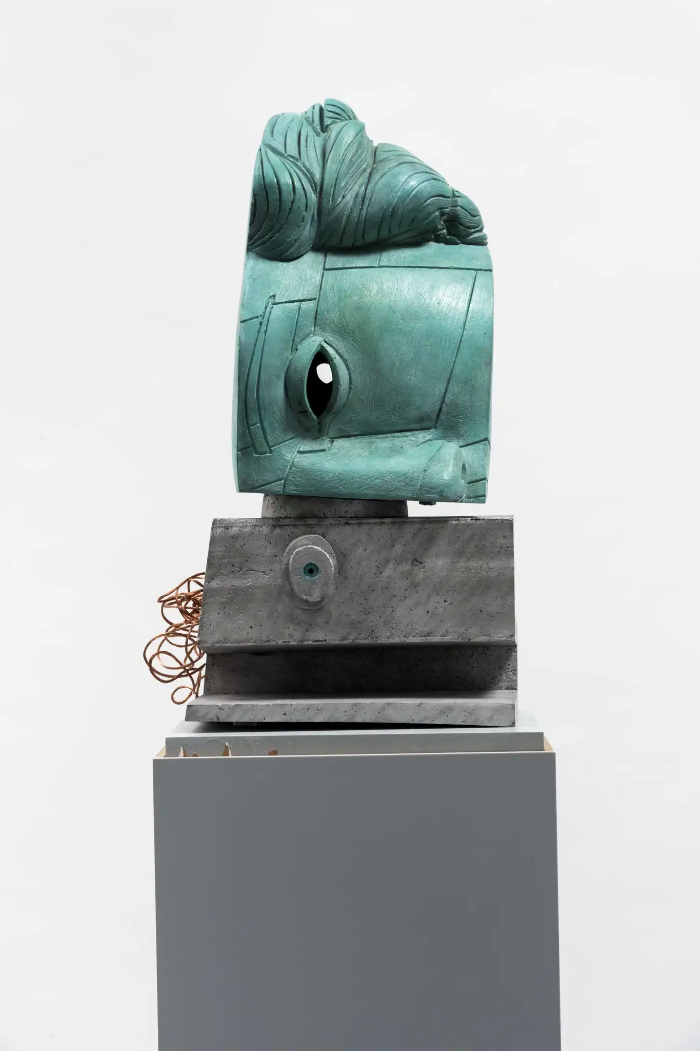 Mrdjan BAJIĆ, Regarde-moi avec les yeux d'Apollon, 2022, 76 x 48, Sculpture