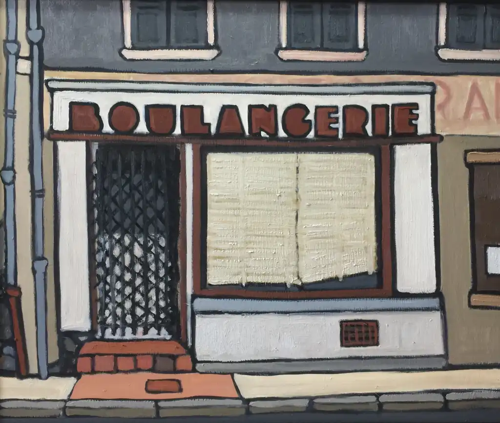 John SCOTT, Boulangerie, Craponne-Sur-Arzon, Painting